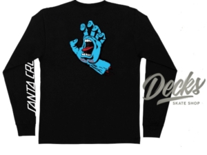 Camibuso Santa Cruz Screaming Hand Negro L