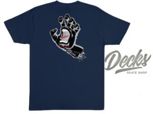 Camiseta Santa Cruz Screaming Hand Navy L